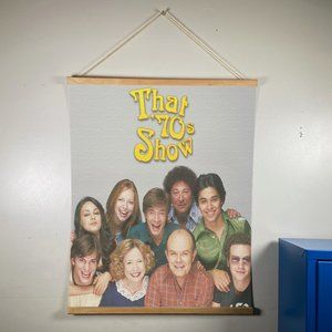That 70s Show Canvas Wooden Gold Hanger